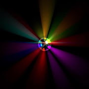 Colored disco lights  Icon