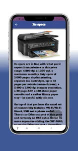 Epson WF2650 Printer Guide