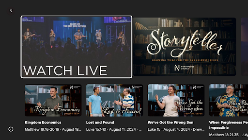Screenshot of Northridge Church App