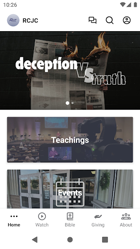 Android application River Church of Juniata County screenshort