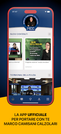 Android application Marco Camisani Calzolari screenshort