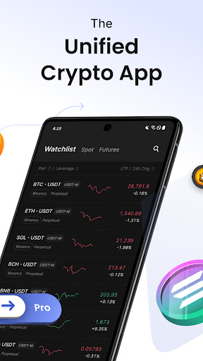 CoinDCX: Bitcoin Crypto App Screen 2