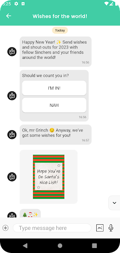 Sinch Chat Screen 2