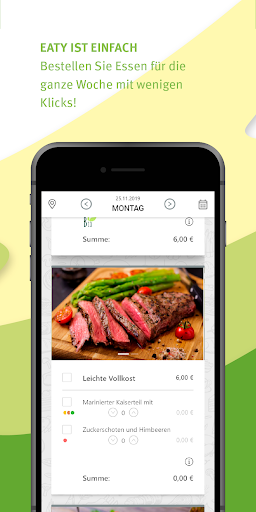 EATY digitales Food-Management Screen 3