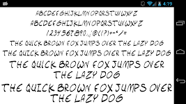 screenshot of Comic Fonts Message Maker