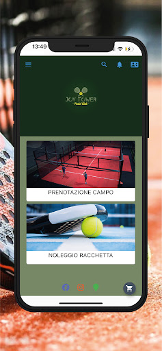Android application Joy Tower Padel Club screenshort