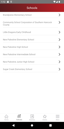 Southern Hancock Schools Screenshot