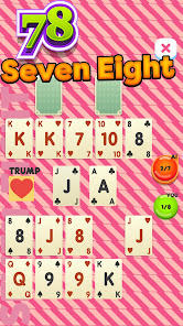 Seven Eight 78 Card Game 1.0.0 APK + Mod (Unlimited money) إلى عن على ذكري المظهر