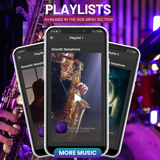 Saxophone Music Screen 2