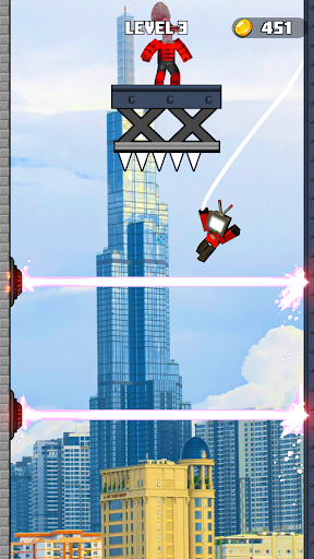 Mr TvMan Rope: Toilet Shooter screenshot 7