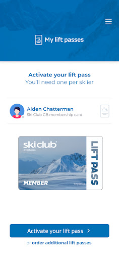 Ski Club of Great Britain® Screen 3