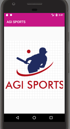 Android application AGI SPORTS screenshort