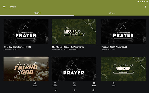 Screenshot of City Church Madison