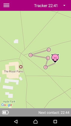 Android application GPCats - GPS Tracking for Cats screenshort