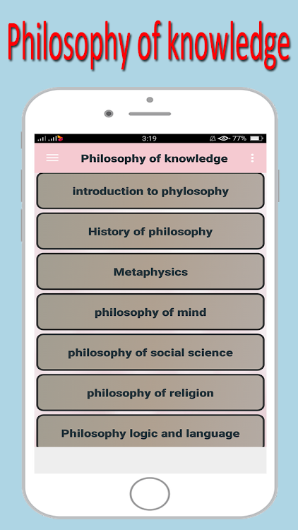 Philosophy of knowledge - 12.0 - (Android)