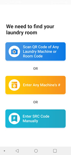 Android application Washlava Laundry screenshort