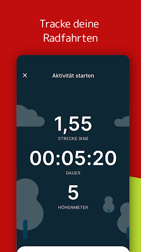 Android application Österreich radelt screenshort
