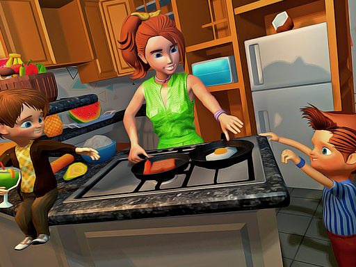 Download Virtual Happy Family Mother Simulator Family Life On Pc Mac With Appkiwi Apk Downloader