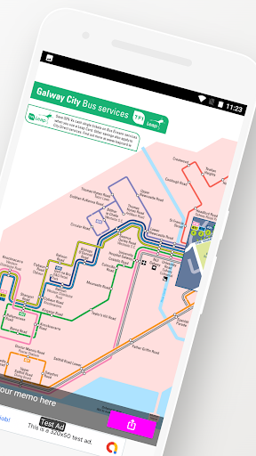 Galway Bus Map Offline Screen 2