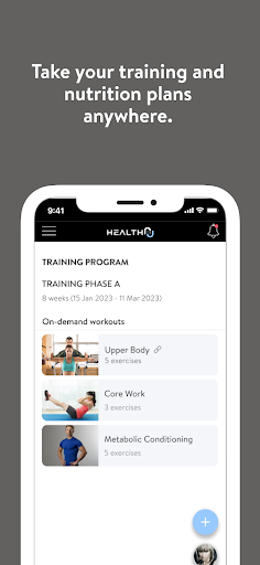 HealthNU Screen 3