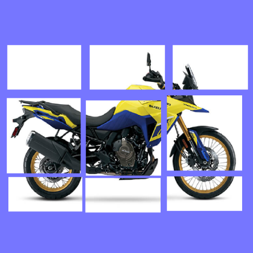 Cars and Motors puzzle logo