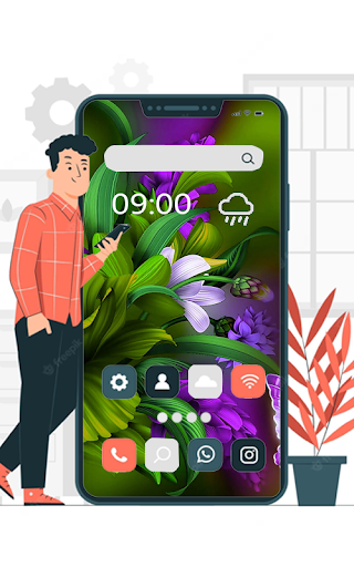 Android application Flower Wallpaper HD I screenshort