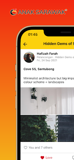 Android application AnakSarawak screenshort