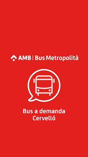 Android application AMB Bus a demanda Cervelló screenshort