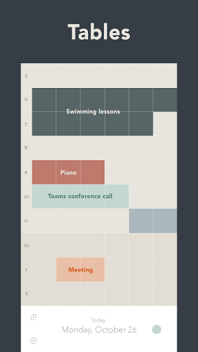 Tables - Grid Planner Screenshot 2 - AppWisp.com