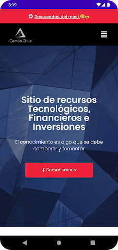 Android application Camilo Chile App screenshort