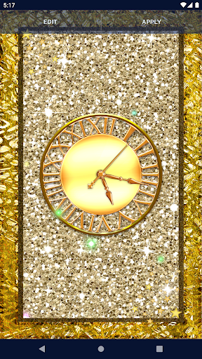Sparkle Gold Live Wallpaper Screen 3