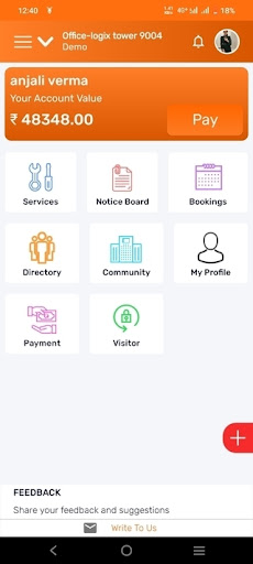 Android application SpideyManage screenshort