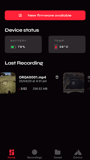 Orqa FPV.Connect Screen 3