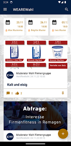 Android application #WEAREWahl screenshort