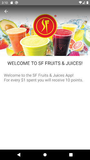 SF Fruits & Juices Screen 3