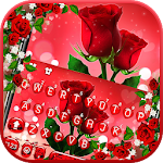 Love Red Rose Keyboard Theme Apk