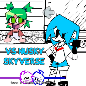 Captura 1 FNF vs NuSky & Skyverse android