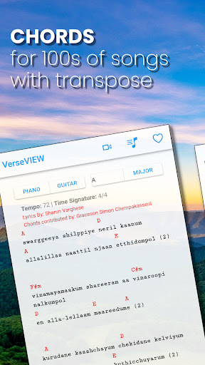 VerseVIEW Christian Song Book Screen 2