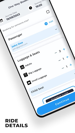 Logistifie Passenger App Screen 3