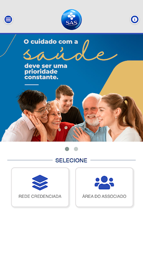 Android application SAS Convênios screenshort
