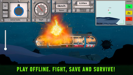 Nuclear War Submarine inc v2.17 MOD APK (Unlimited Money)