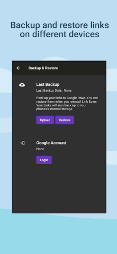 Link Saver Screen 2