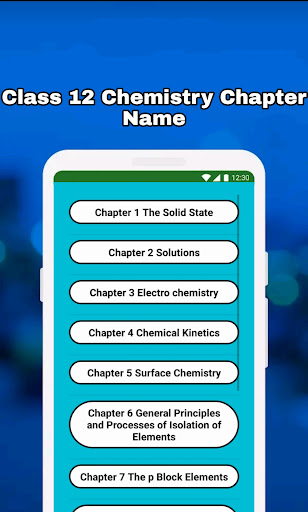 Class 12th Chemistry Solution Screen 2