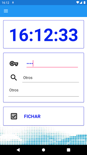 Android application CONTROL JORNADA screenshort