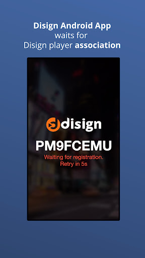 Android application Disign Digital Signage screenshort