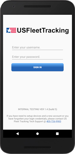 Android application US Fleet Tracking Android screenshort