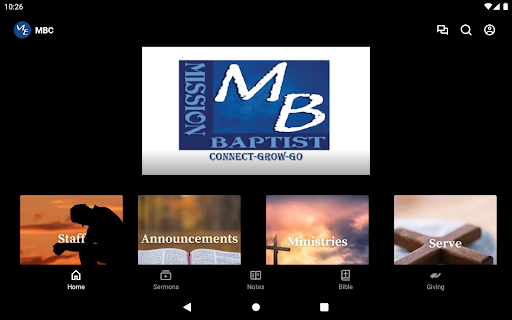 Mission Baptist Church MO Screenshot