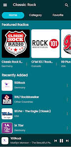 Classic rock radios