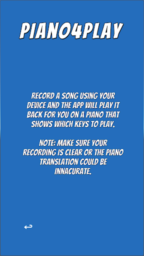 Piano4Play Screen 2