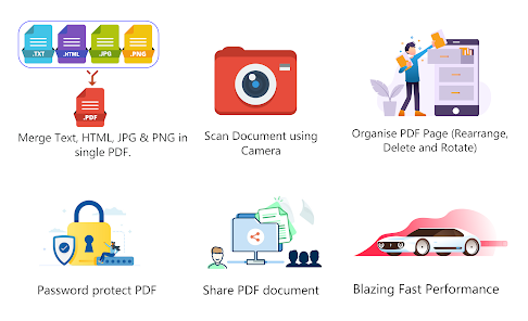 Captura de Pantalla 1 PDF Merge: Combine PDF android